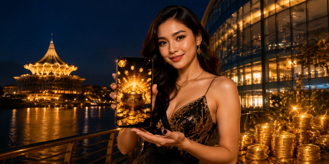 Pengguna live4d mengakses soalan lazim melalui telefon pintar di Kuching